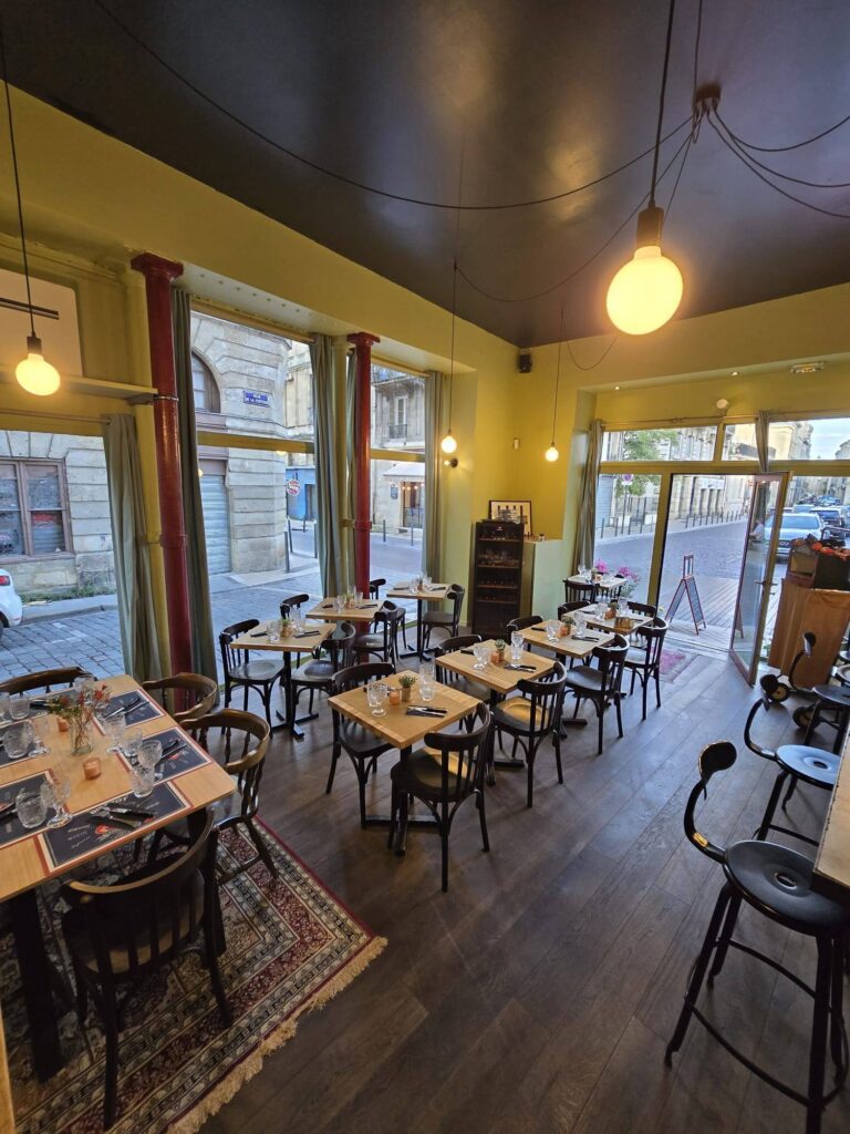 Clochette et Fourchette restaurant Bordeaux interieur