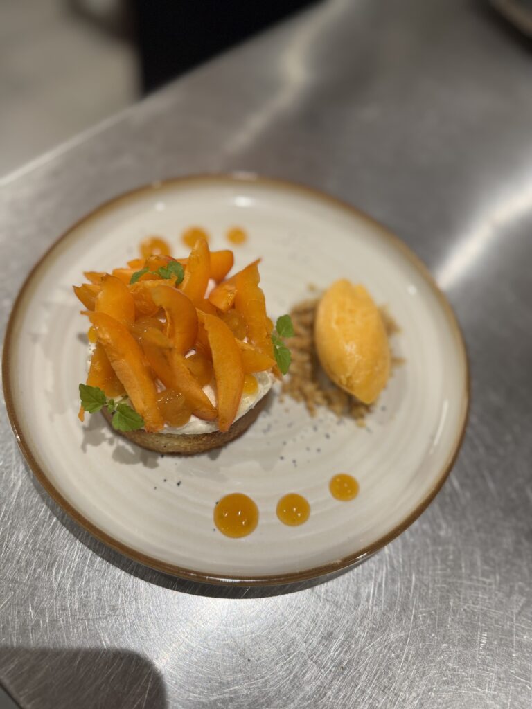 L&rsquo;Echalote restaurant Etampes gastronomie dessert entremet