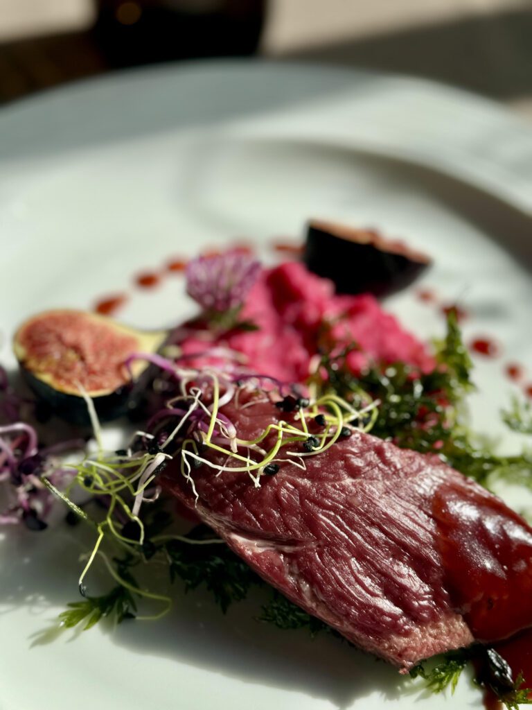 L&rsquo;Orangerie restaurant du chateau plats gastronomiques