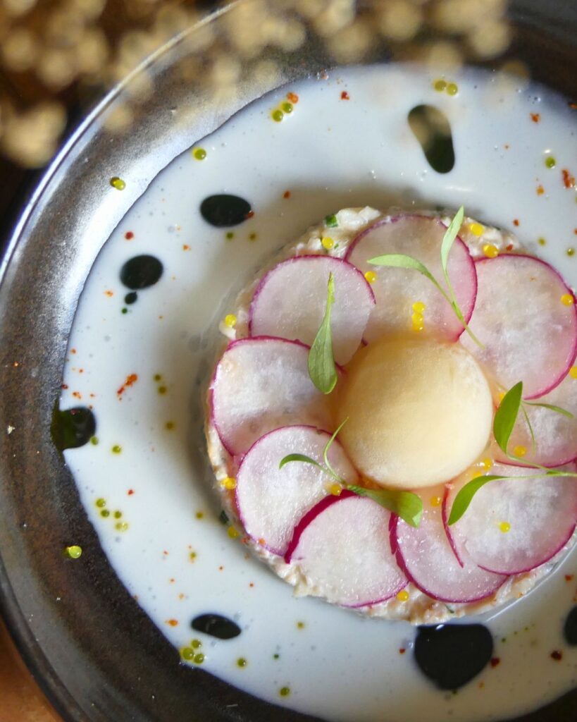 Maison Devaux restaurant Rion des Landes sorbet