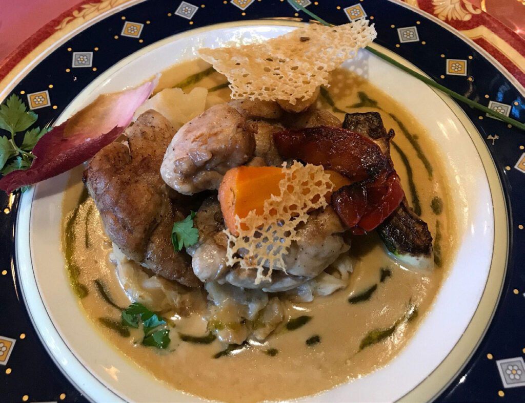 Restaurant La Couronne Rouen plats en sauce