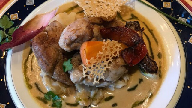 Restaurant La Couronne Rouen plats en sauce