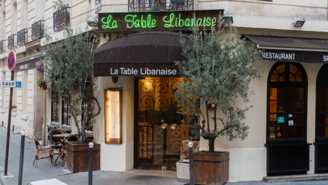 la table Libanaise restaurant exterieur