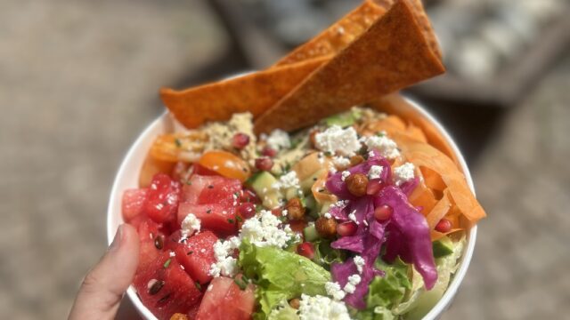 restaurant P’tea Bonheur Guerande salade