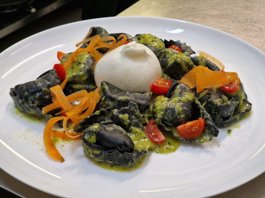 Davisto restaurant Italien a Nice raviole et Mozarella di bufala