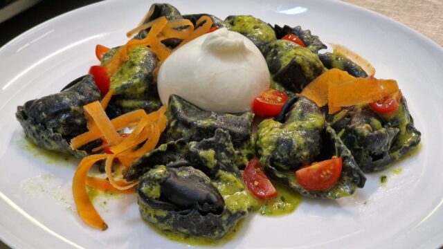 Davisto restaurant Italien a Nice raviole et Mozarella di bufala