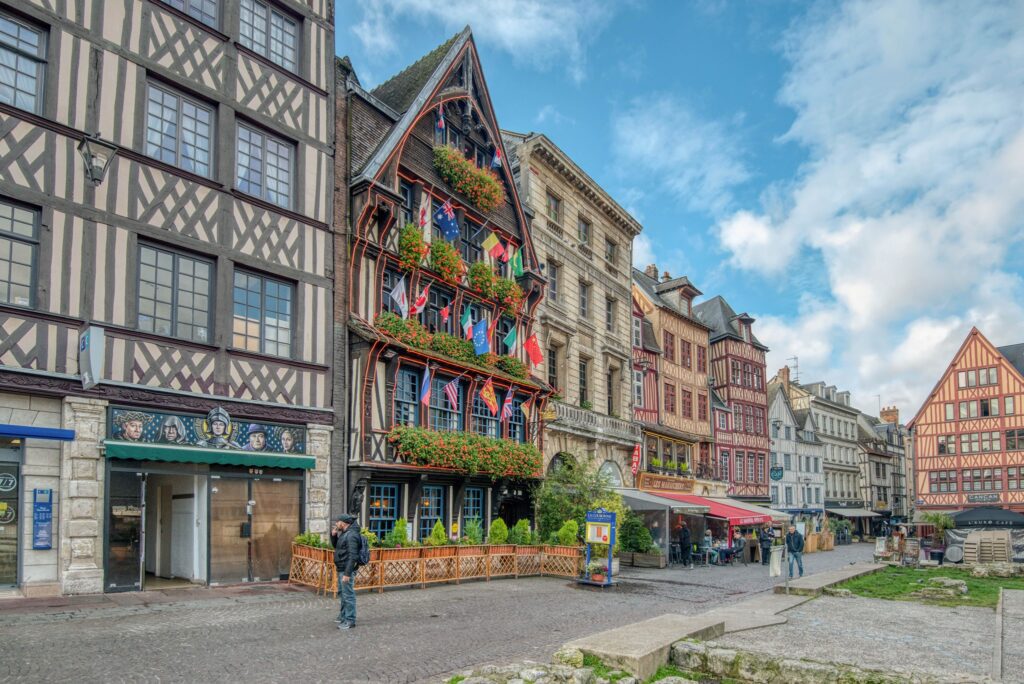 La Couronne restaurant Rouen exterieur
