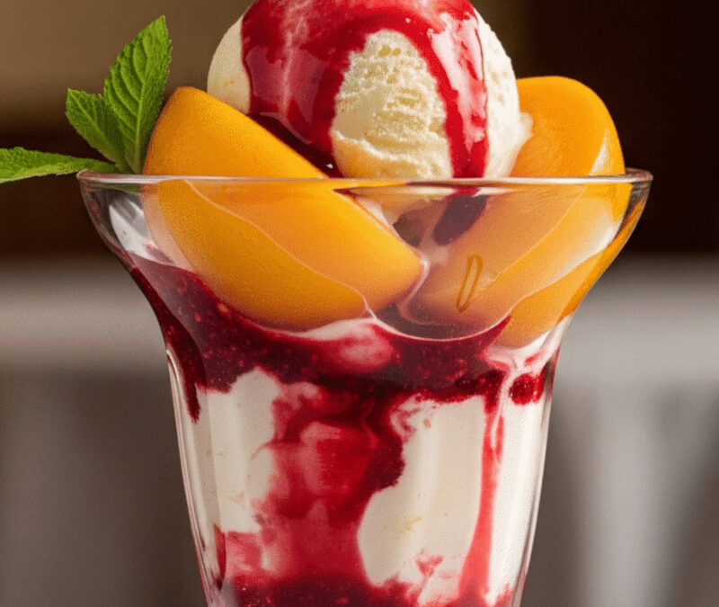 La Pêche Melba : une histoire d&rsquo;opéra, de glace et d&rsquo;ingéniosité