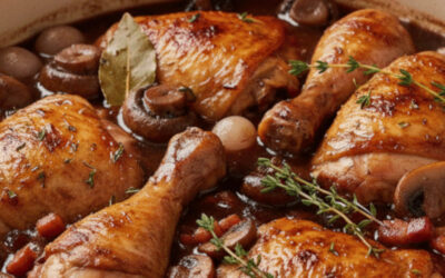 Le Coq au Vin : L&rsquo;épopée d&rsquo;un plat emblématique, entre rusticité et raffinement
