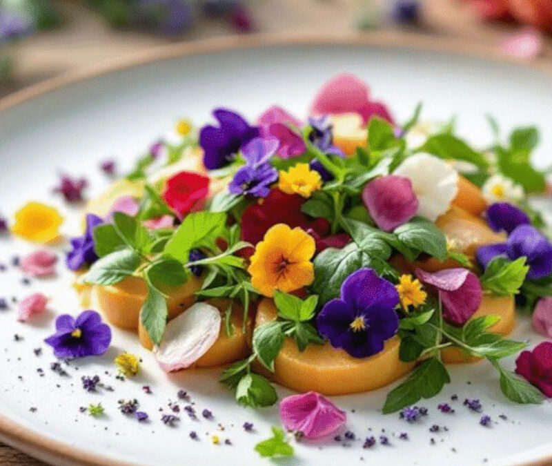 Un jardin dans l&rsquo;assiette : L&rsquo;art de la cuisine florale