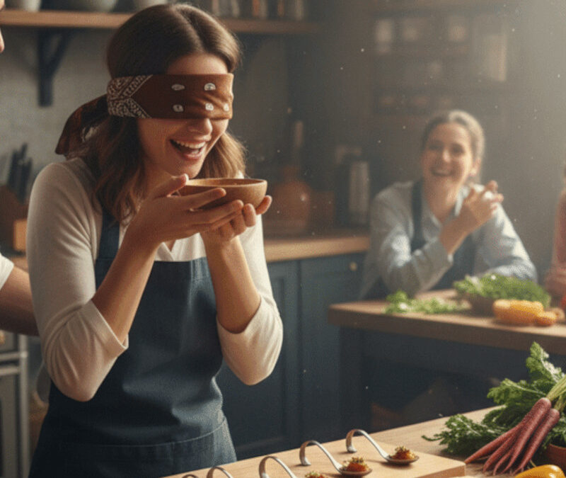 Cuisiner à l&rsquo;aveugle : testez vos papilles avec ces associations de saveurs inattendues.