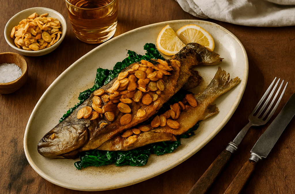 La Truite aux amandes : délicatesse des tables alpines et recette classique