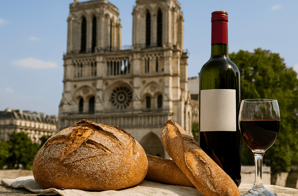 La place sacrée du pain et du vin dans la civilisation Française