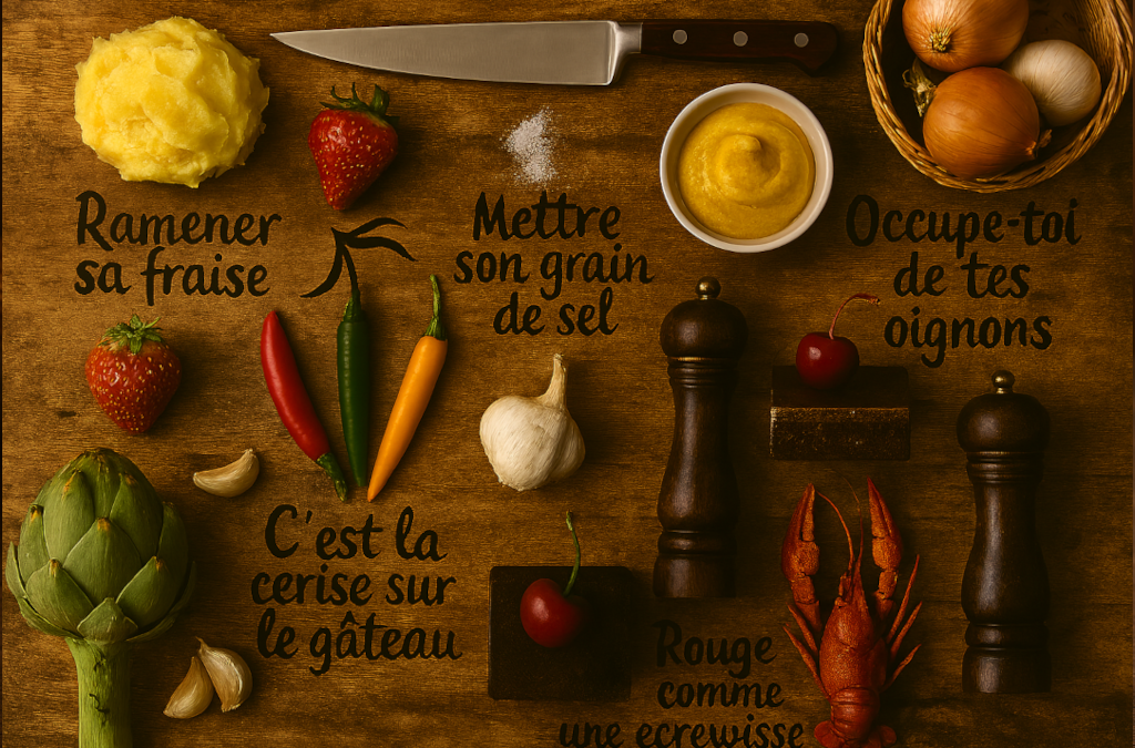 Les Expressions Françaises issues de la cuisine : Quand la gastronomie pimente la langue