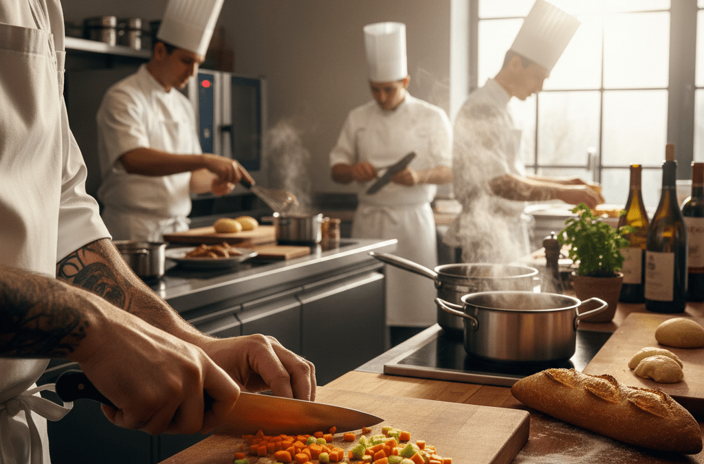 Les gestes fondamentaux de la cuisine Française à maîtriser