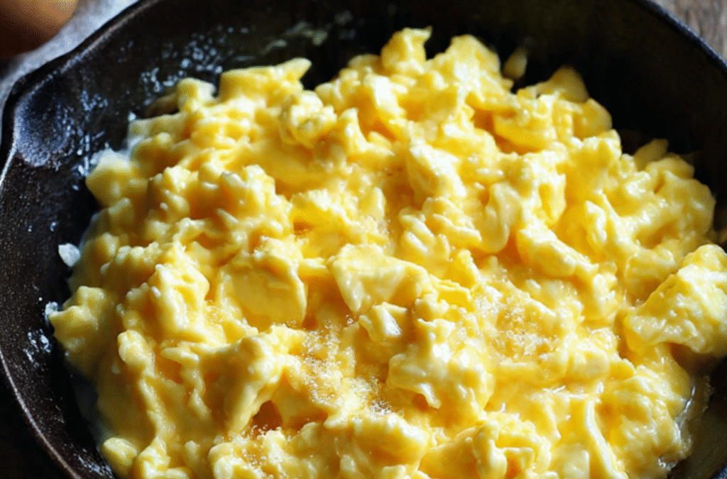 Les œufs brouillés parfaits : la méthode lente du chef et le secret de la texture crémeuse