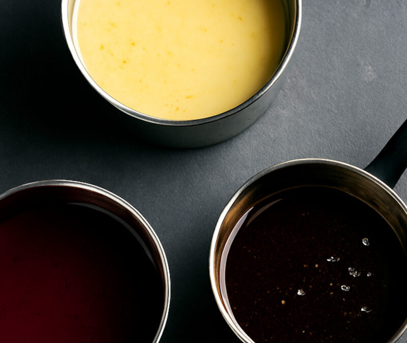 Le triptyque du beurre : maîtriser le beurre blanc, le beurre rouge et le beurre noir