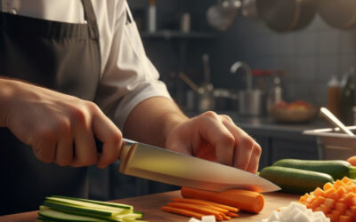 Maîtriser le couteau de chef : La prise en main et la « griffe » pour une découpe sécurisée et éfficace