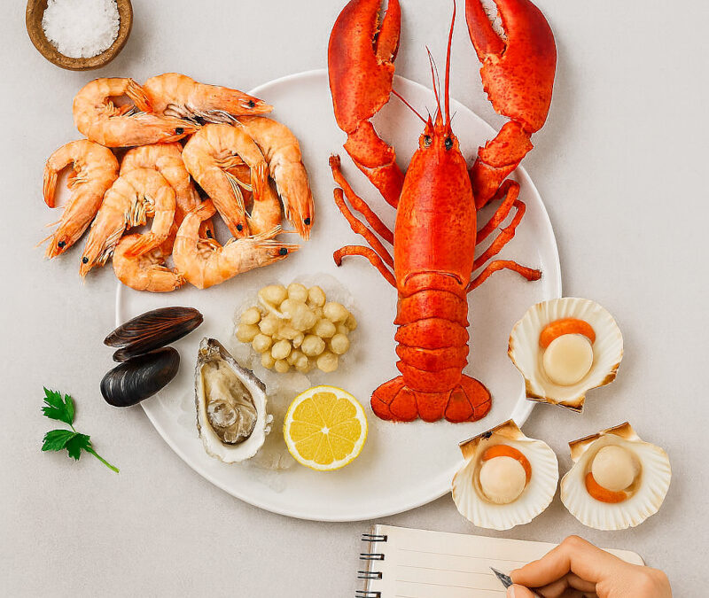 Comment calculer les quantités de fruits de mer par personne