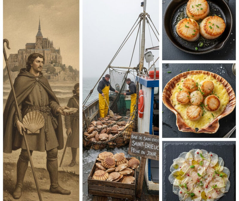 La coquille Saint-Jacques : Trésor des mers, de l&rsquo;histoire médiévale aux tables Françaises