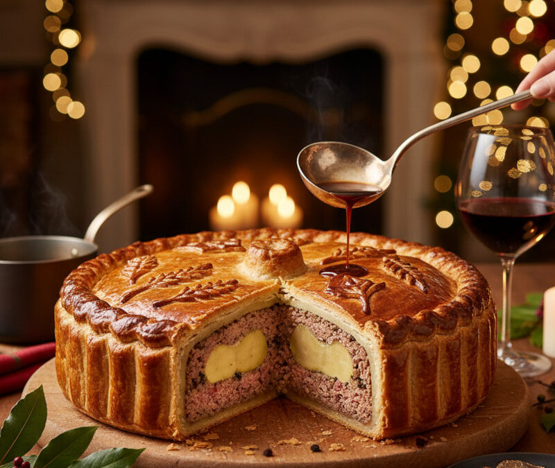 La tourte de Noël : L’histoire, les secrets et les saveurs d&rsquo;un trésor de nos terroirs