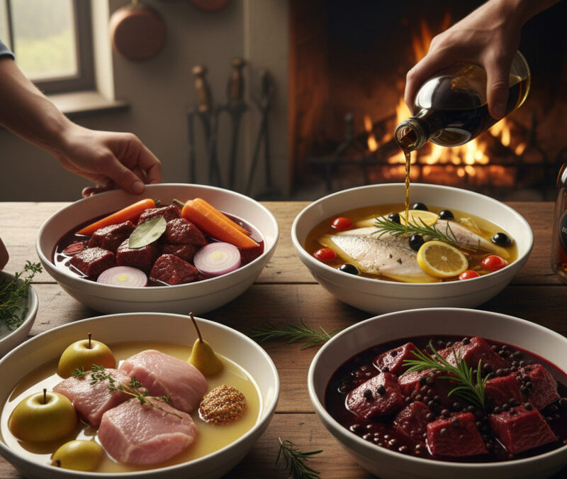 L&rsquo;art de la marinade : Recettes, techniques, histoire et patrimoine des saveurs régionales Françaises