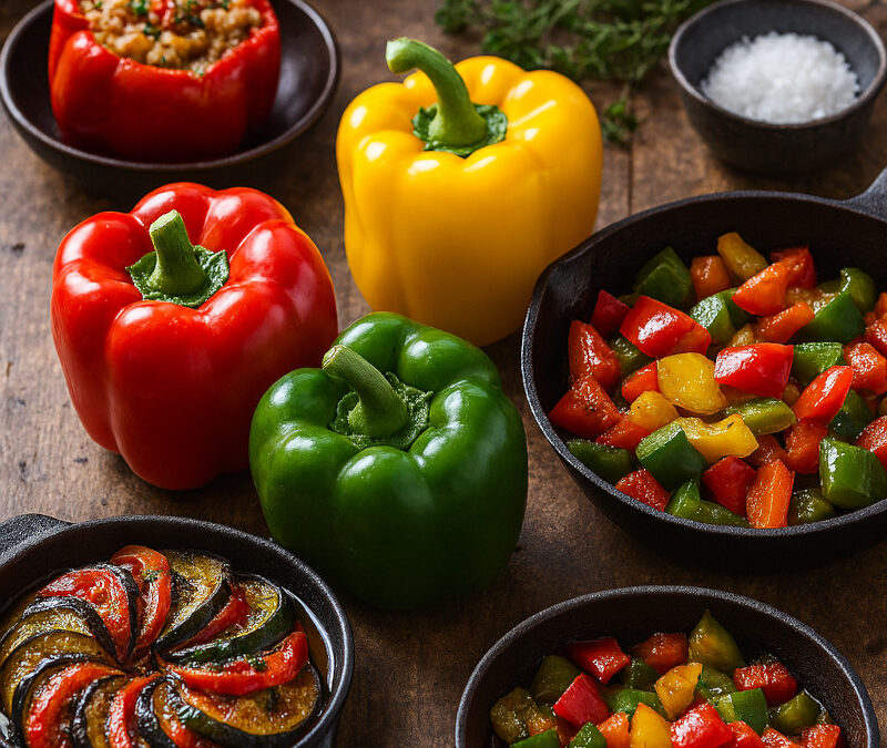 Le Poivron dans le cuisine Française : Histoire, couleurs et variations régionales