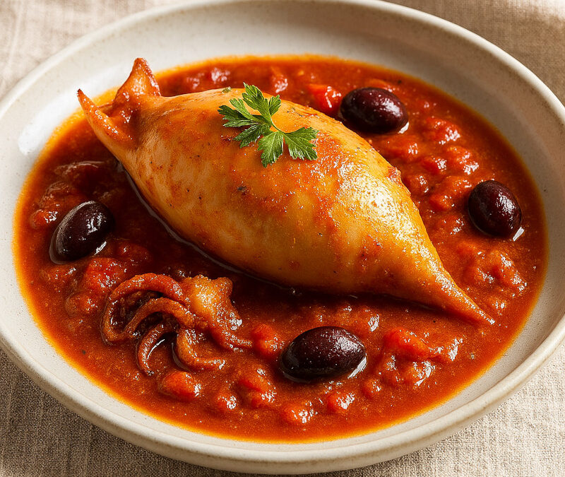 L’encornet farci à la Sétoise : Histoire, recette et trésors de la gastronomie Languedocienne