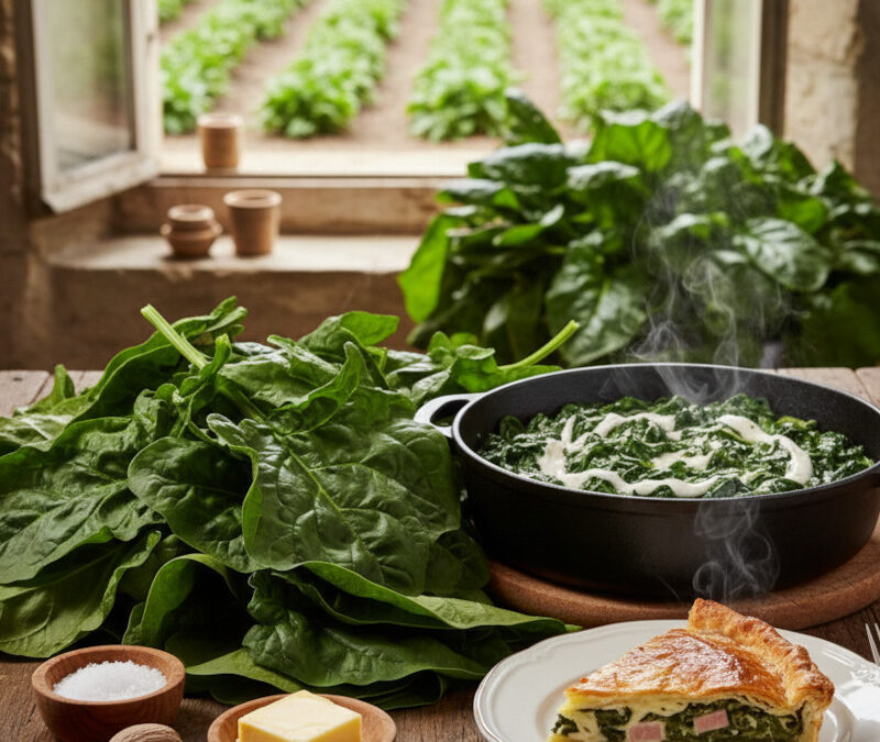 L&rsquo;épinard monstrueux de Viroflay : Histoire d&rsquo;un géant oublié et recettes d&rsquo;un trésor du potager Français