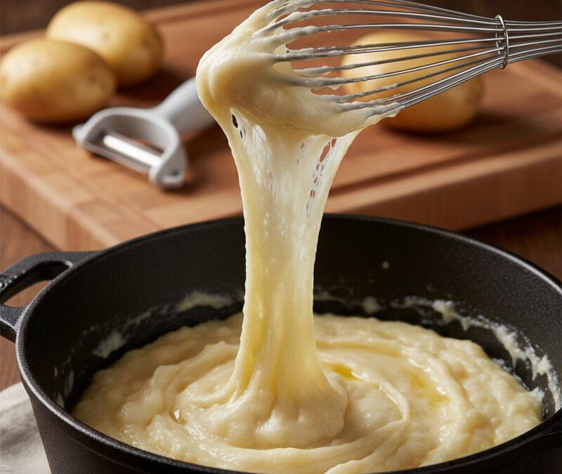 Pourquoi ma purée est élastique et collante ? L&rsquo;analyse chimique de l&rsquo;amidon et les erreurs à ne pas commettre