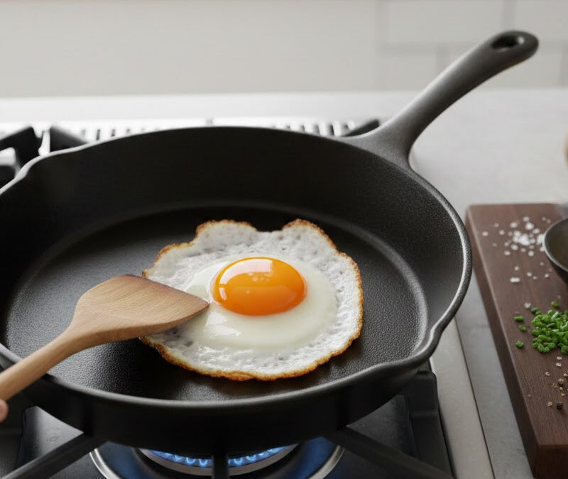 Pourquoi mes œufs au plat collent-ils à la poêle ?