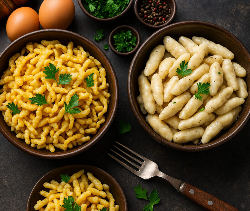 Spätzle et Knepfle : le duel savoureux des pâtes d’Alsace et de Lorraine
