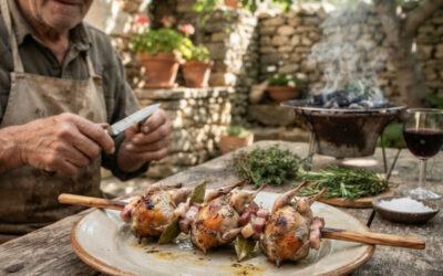 La brochette de Rigaou (Rouge-Gorge), la brochette interdite du terroir Provençal