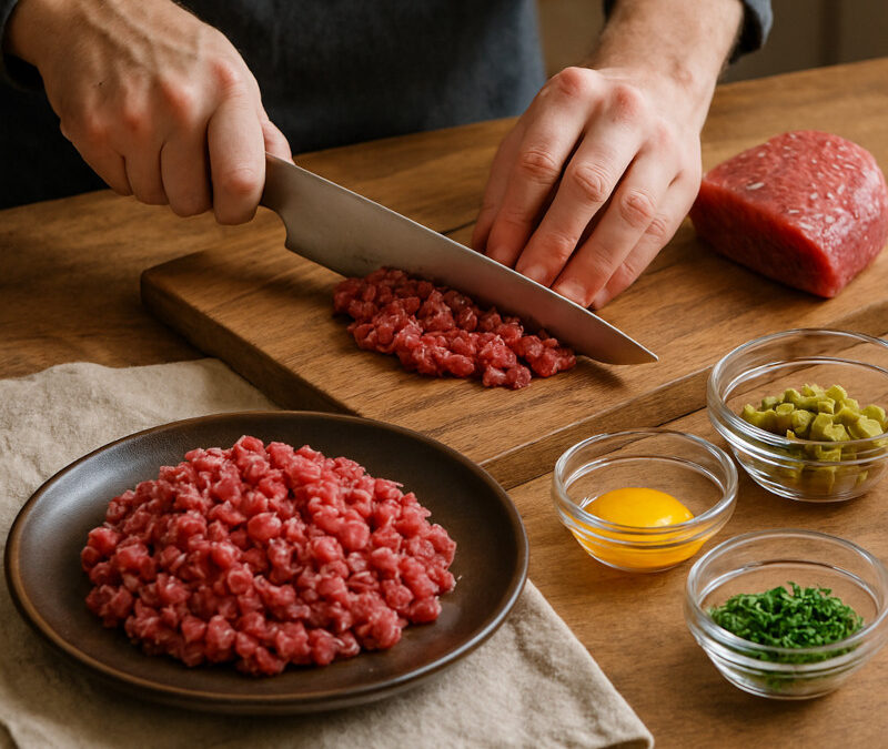Comment faire son tartare de bœuf : Le secret du couteau et le choix du morceau oublié