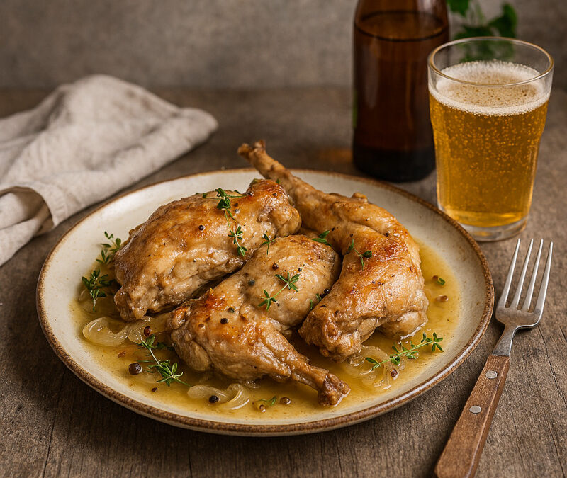 Le lapin au cidre de la Manche : Quand la tradition Normande mijote