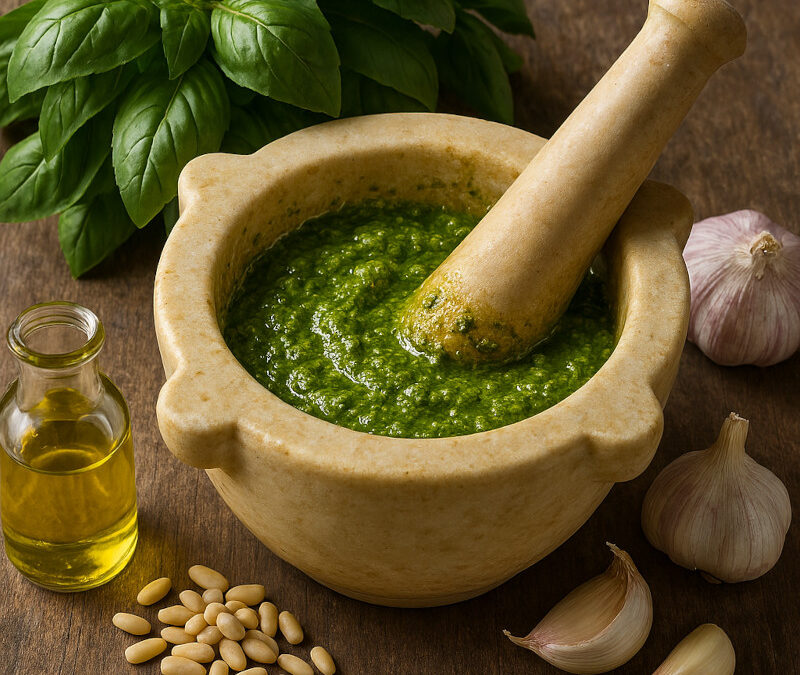 Le pistou : L&rsquo;âme de la Provence en un mortier
