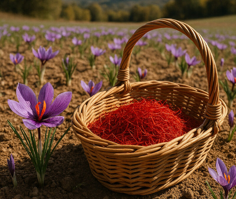 Le safran du Quercy : L’épopée de l’or rouge, l’épice la plus précieuse du terroir Français