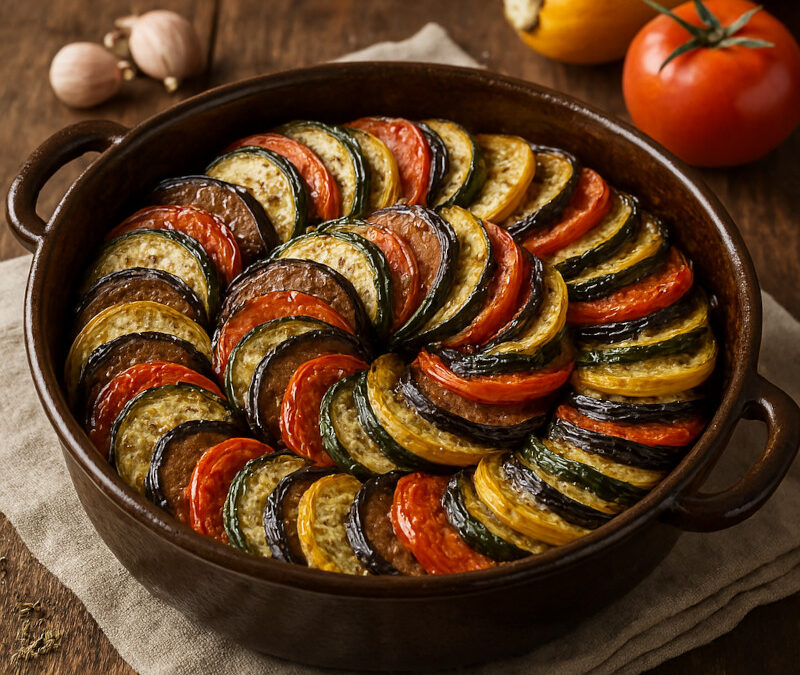 Le tian Provençal : L&rsquo;éloge du soleil en cocotte