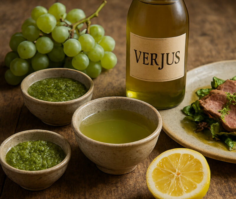 Le verjus : Enquête sur le condiment médiéval qui détrône le citron dans la haute gastronomie