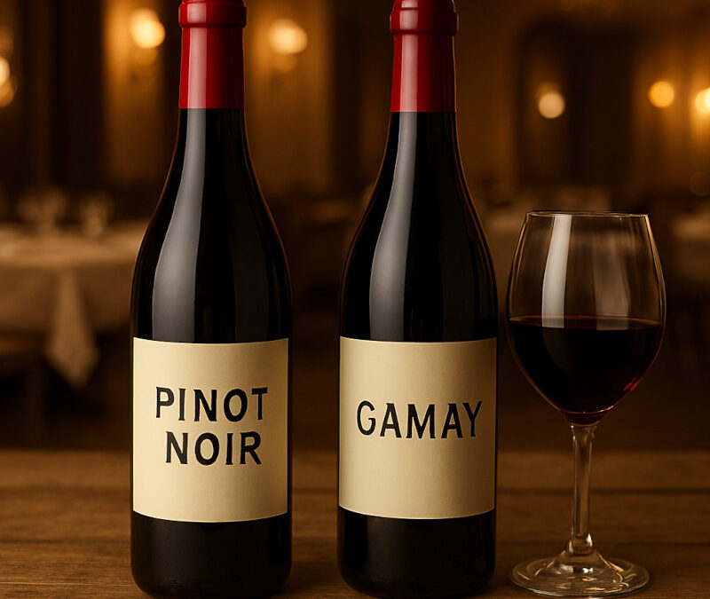 Pinot noir vs gamay : Le duel des cépages « plaisir » de la gastronomie Française