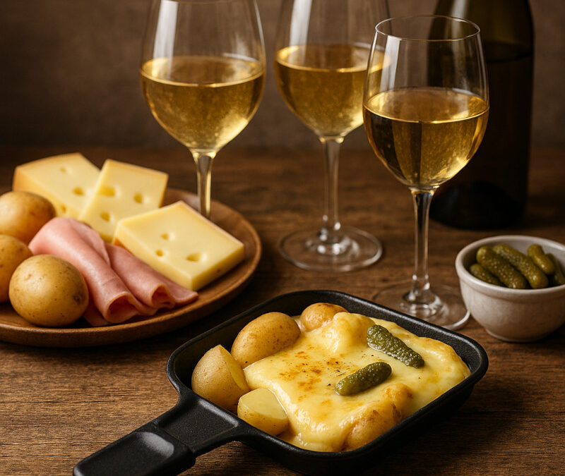Quels vins pour sublimer une raclette ? L’art de l’accord parfait