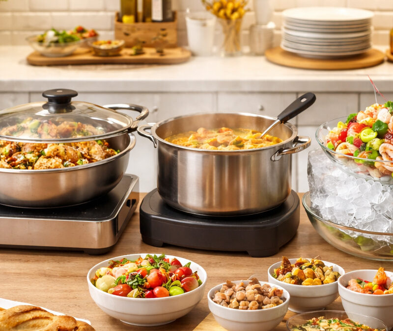 Comment gérer les températures des plats pendant le service à la maison ?