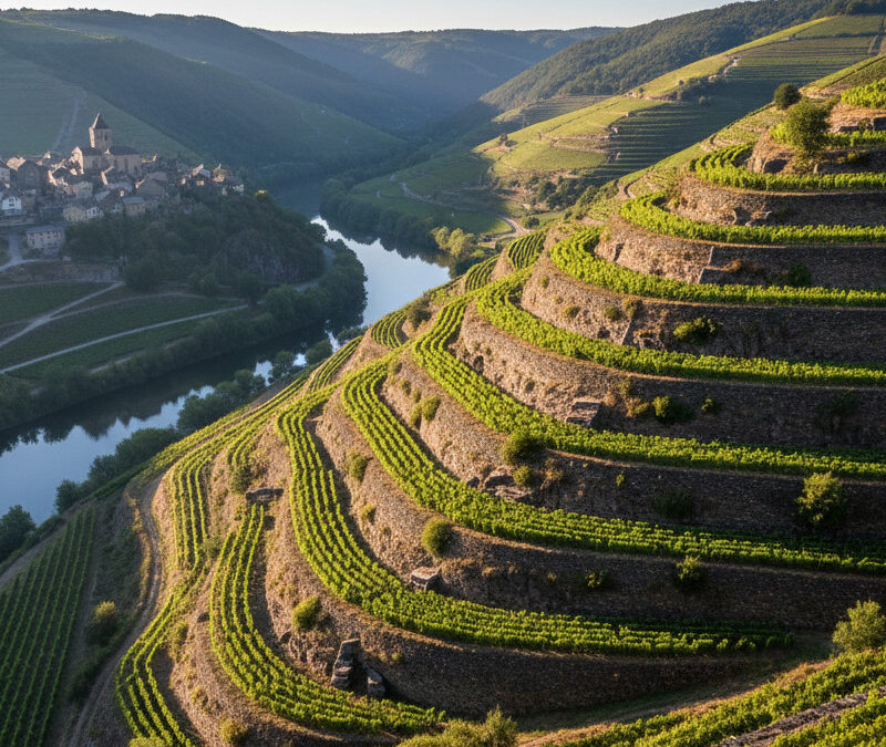 Entraygues-Le Fel : Le vignoble suspendu de l&rsquo;Aveyron
