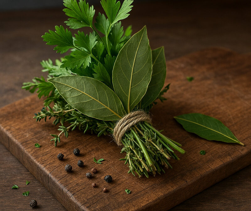 Le bouquet garni : L&rsquo;âme aromatique de votre cuisine, histoire et secrets