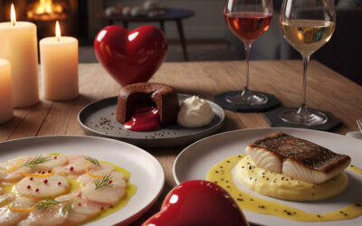 Saint-Valentin : 3 menus d&rsquo;exception pour un 14 février gastronomique