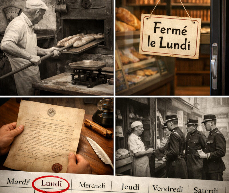 Pourquoi les boulangeries sont fermées le lundi ? Plongez dans l&rsquo;histoire de la loi sur la fermeture hebdomadaire