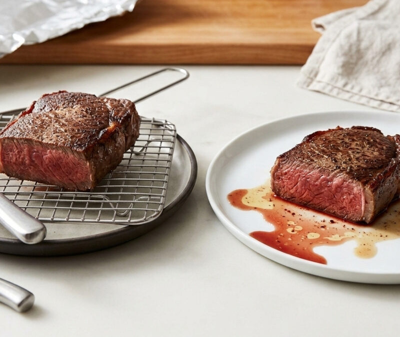 Pourquoi ma viande rouge « saigne »-t-elle encore malgré le repos ? La solution technique pour une assiette nette