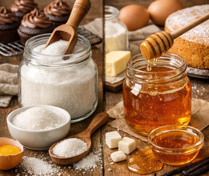 Remplacer le sucre par du miel : L&rsquo;astuce méconnue pour des gâteaux sains et réussis