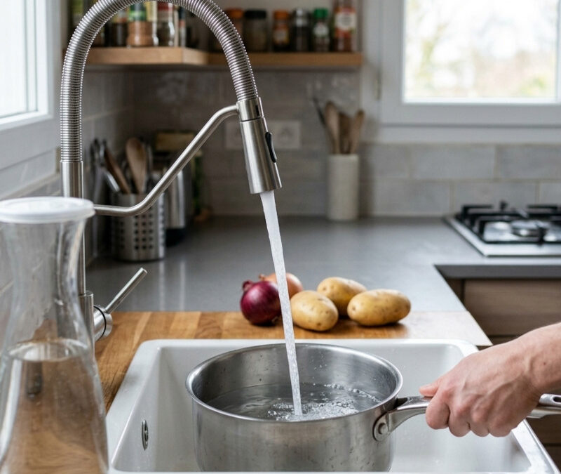 Peut-on cuisiner avec de l&rsquo;eau du robinet ?