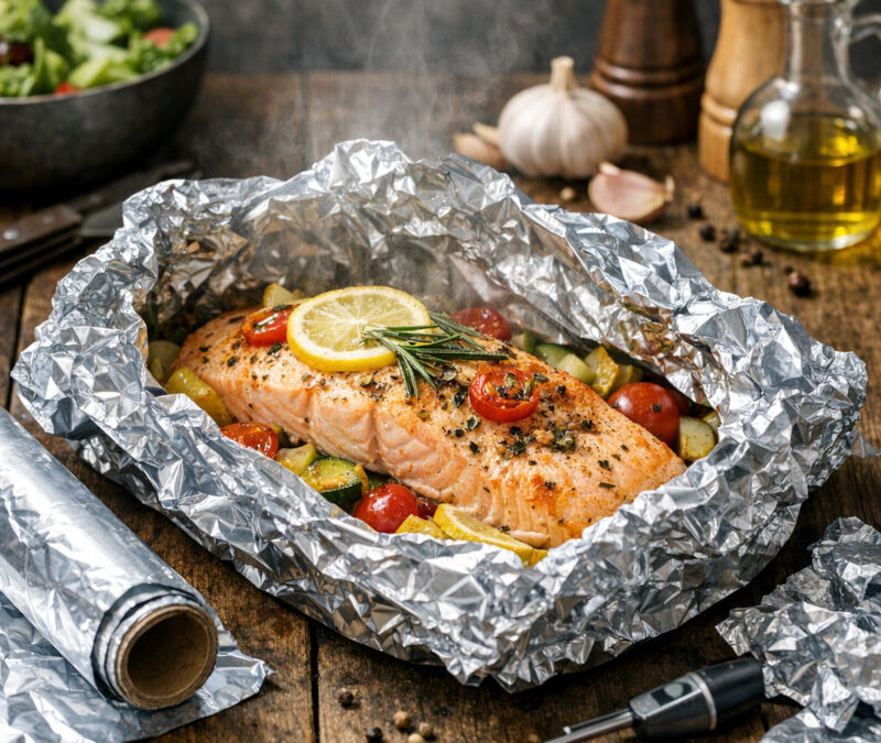 Cuisson en papillote : Le papier aluminium est-il vraiment dangereux ?